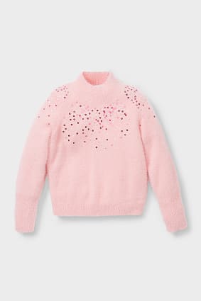 Kinder - Pullover - Glanz-Effekt