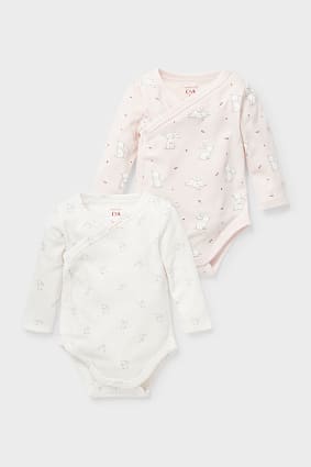 newborn wrapover bodysuit