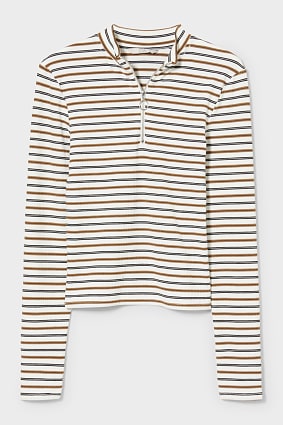 Продажа - рубашка с длинным рукавом - полосатая