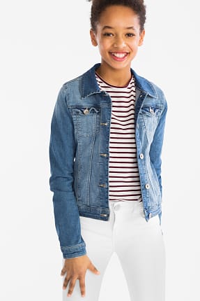 Veste En Jean Pour Fille A Petit Prix C A