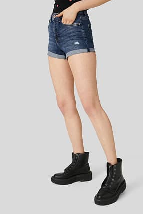 pantalones cortos mujer c&a
