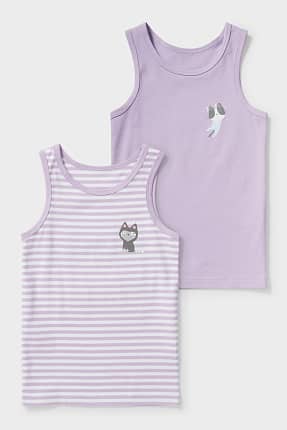 camiseta interior niña manga corta