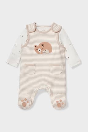 Schiesser Baby-M/ädchen Strampler 2er Pack
