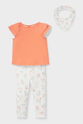 Compleu bebeluși - bumbac organic - 3 piese