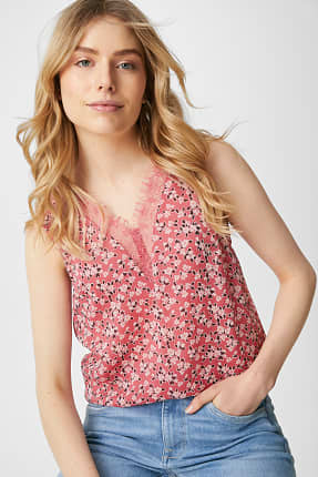 Top bluzkowy - materiał z recyklingu