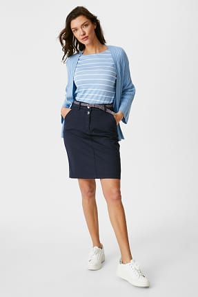 Fustă cu curea - bumbac organic