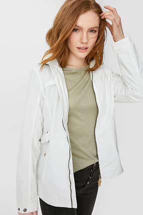 Sportjack met capuchon