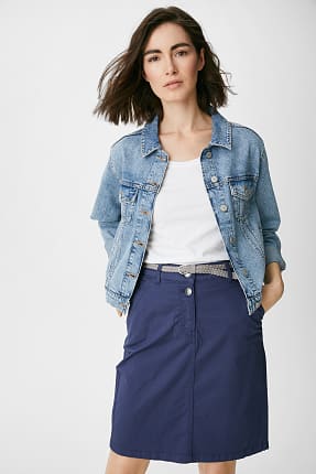 Rok met riem - biokatoen