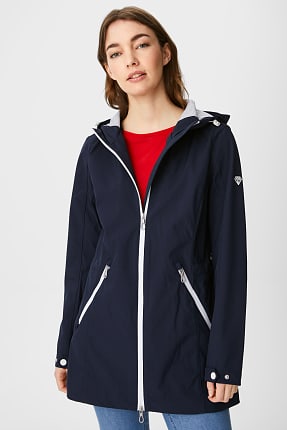 Softshelljas met capuchon