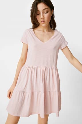 CLOCKHOUSE - T-shirt dress - organic cotton