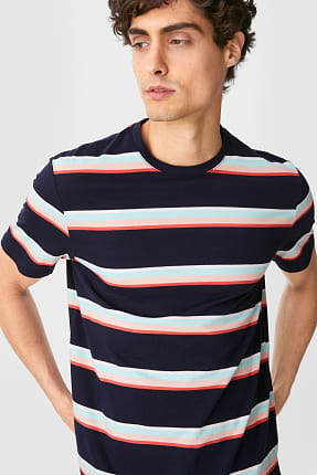 T-shirt - biokatoen - gestreept