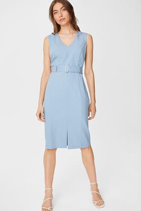 Sukienka biznesowa - 4 Way Stretch - z recyklingu