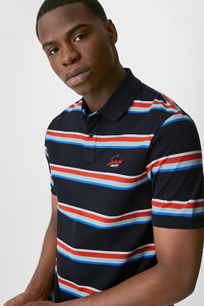 Poloshirt - biokatoen - gestreept
