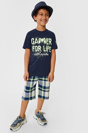 Set - short sleeve T-shirt and shorts - 2 piece