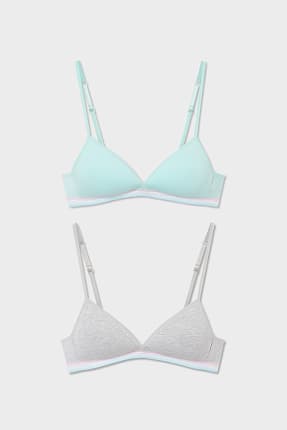 Multipack 2 buc. - sutien fără armătură - vătuit