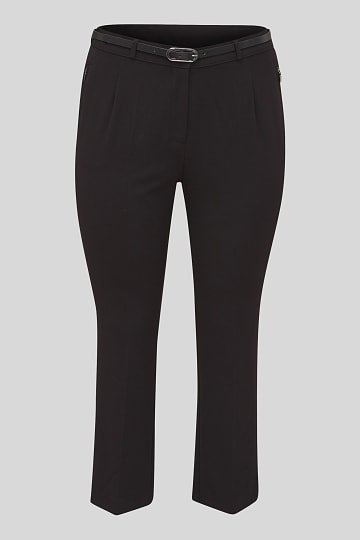 Trousers with belt