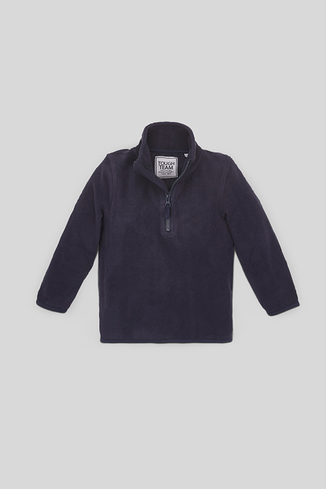 Темно - синий свитшот для детей