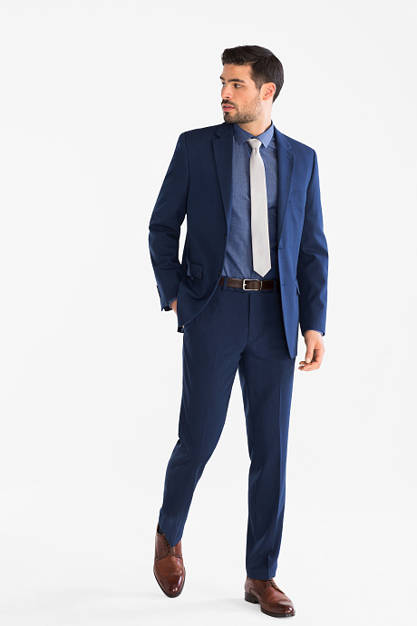Business-overhemd - Slim Fit - Kent - stippen