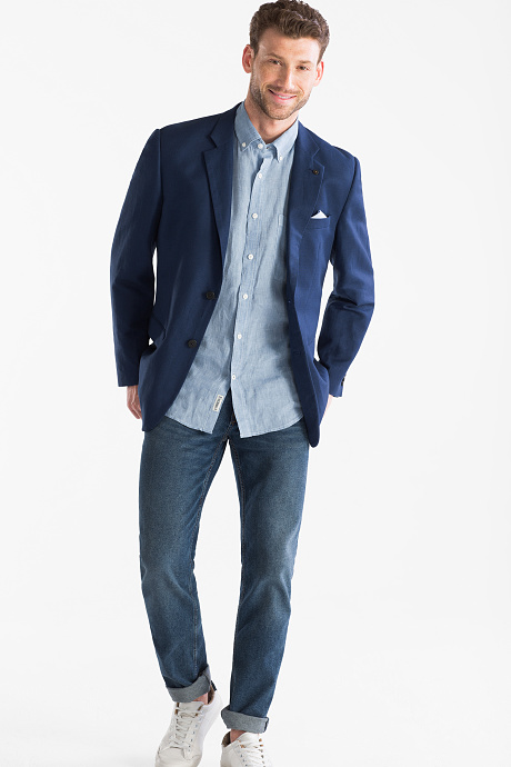 Colbert - Regular Fit - linnenmix