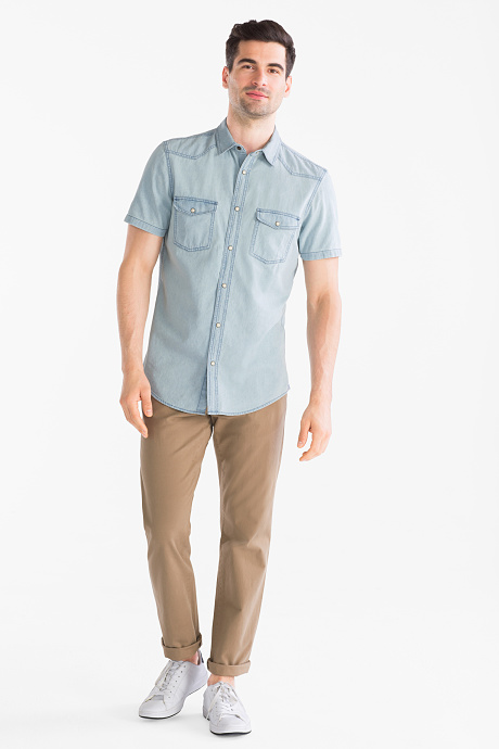 Jeans overhemd - Slim Fit - Kent