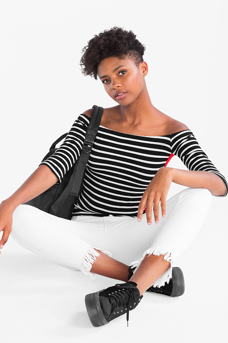 Long sleeve T-shirt - striped