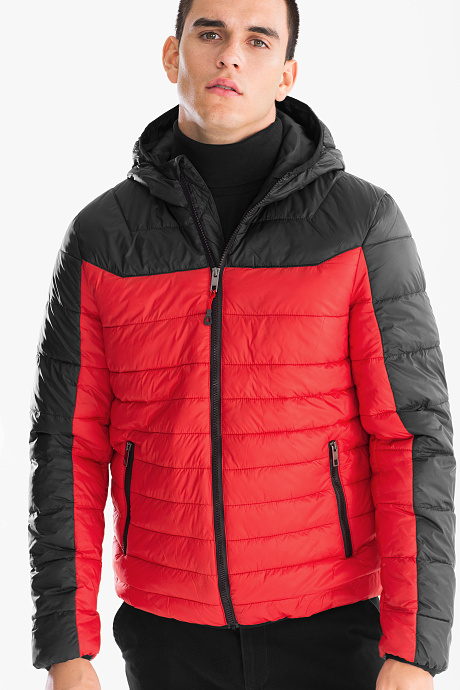 Herren - Steppjacke - rot