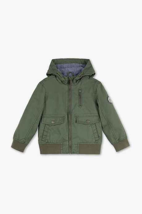 Kinder - Bomberjacke - dunkelgrün