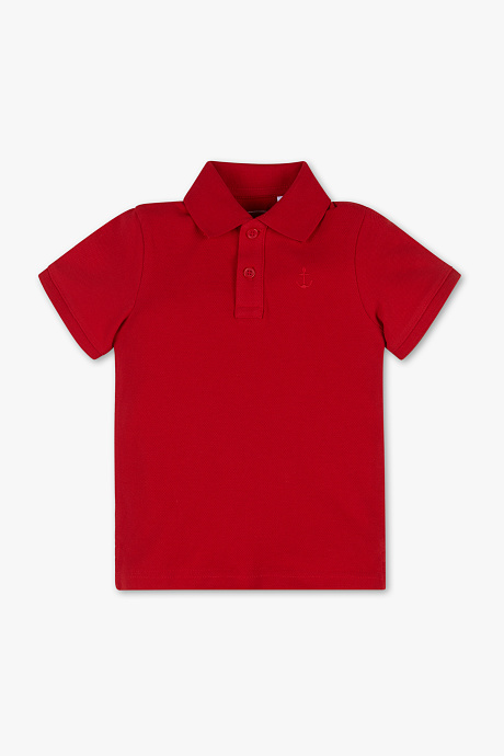 Kinder - Poloshirt - rot