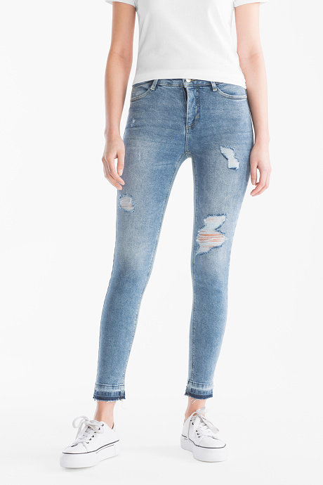 Sale - THE SUPER SKINNY JEANS - jeans-hellblau