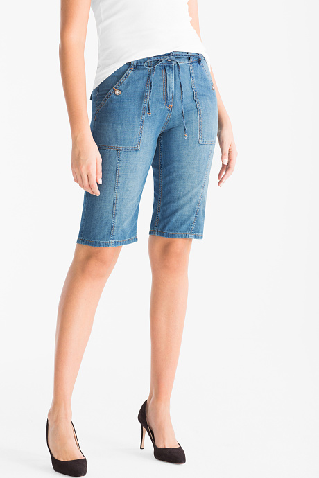 Sale - THE BERMUDA JEANS - jeans-blau