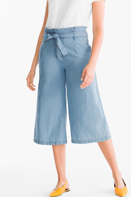 Sale - THE CULOTTE JEANS - jeans-hellblau