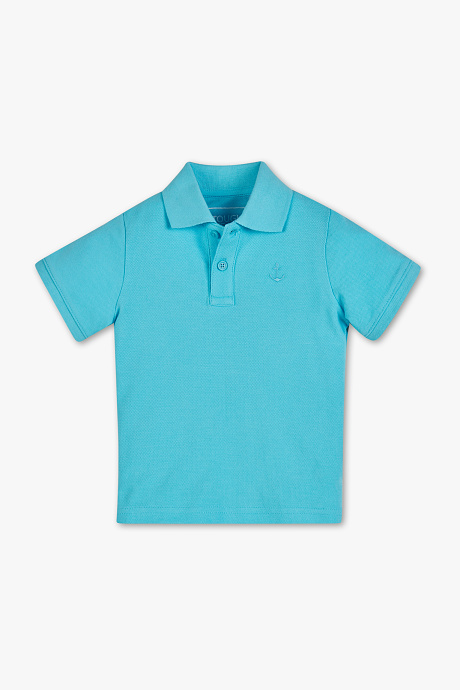 Kinder - Poloshirt - hellblau