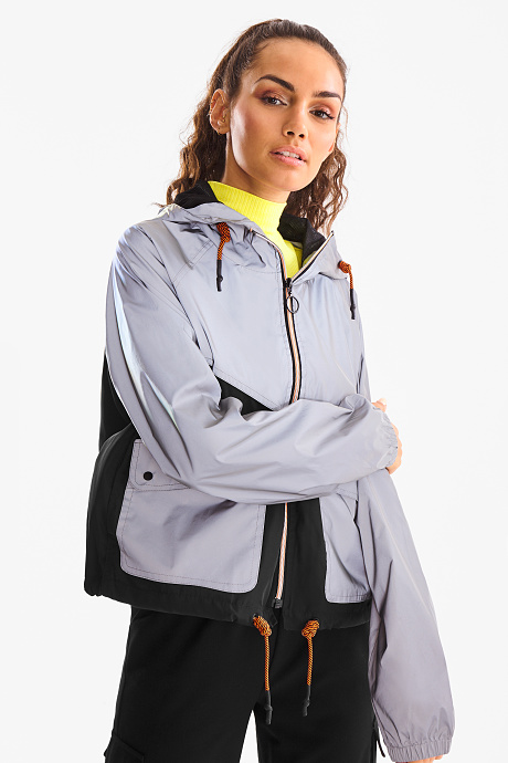 Sale - Jacke - schwarz / grau