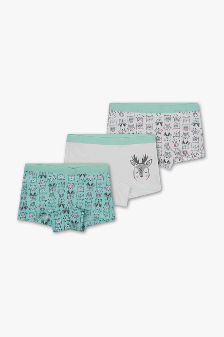 Trend - Boxershorts - 3er Pack - weiß