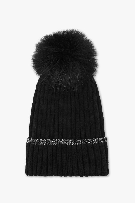 Черная шапочка для детей