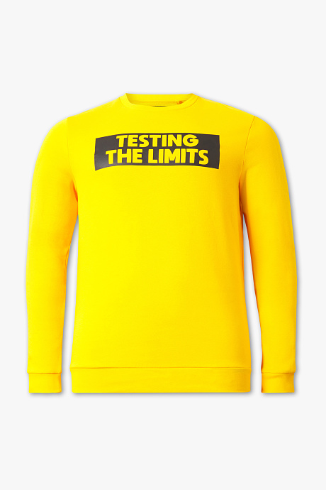 Желтый Мужской свитшот