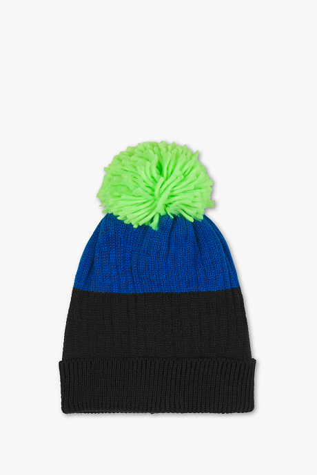 Детская шапочка-синий / светло-голубой