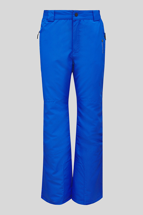 Модные лыжные брюки-темно-синие