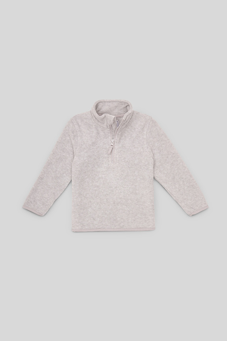 Светло - серый свитшот для детей