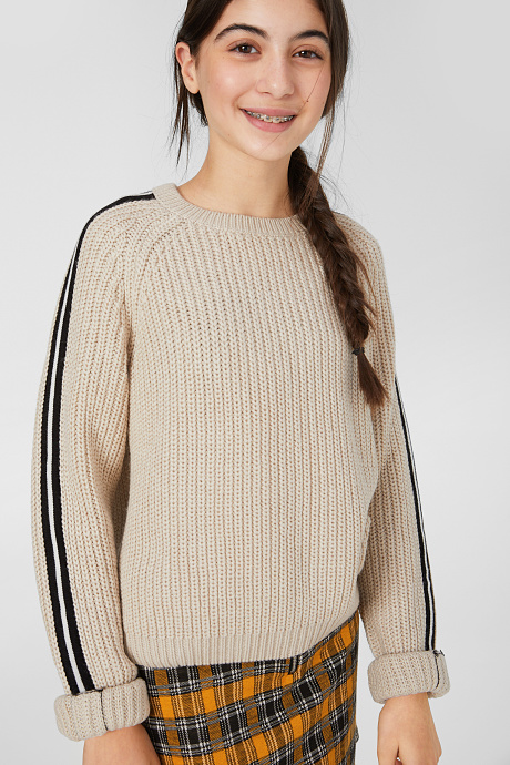 Sale - Pullover - taupe