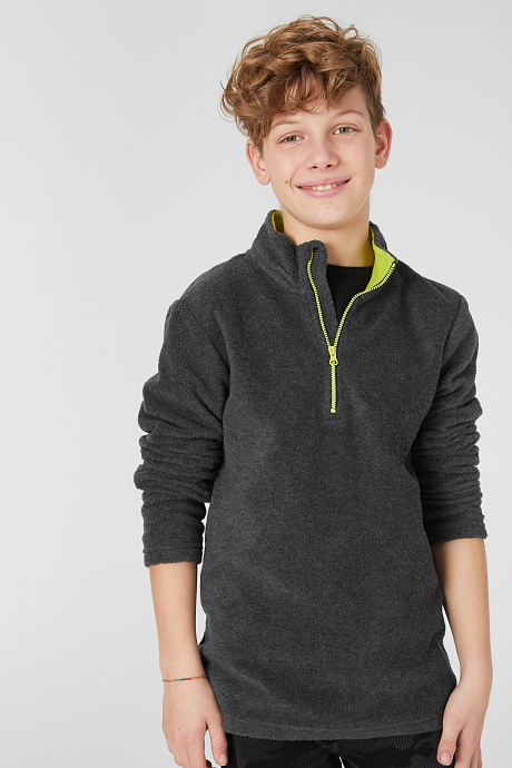 Серый свитшот для детей