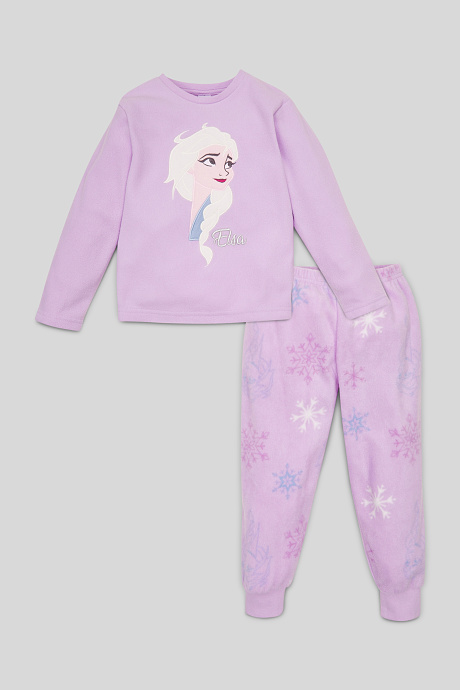 Дети - Королева льда флис пижамы блеск эффект-светло-фиолетовый