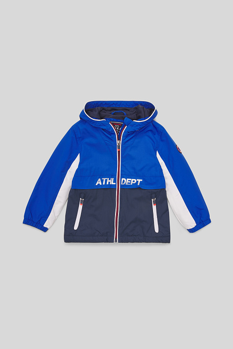 Детская куртка-синий / светло-голубой