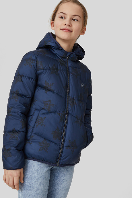 Kinder - Steppjacke - dunkelblau
