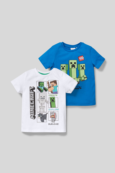 magliette minecraft bambini