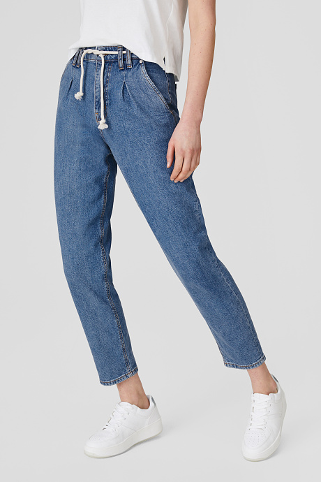 Sale - THE MOM JEANS - recycelt - jeans-hellblau