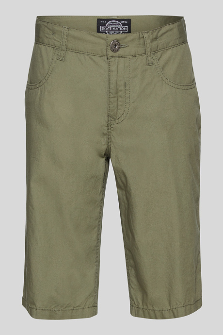Kinder - Shorts - Bio-Baumwolle - jeans-grün