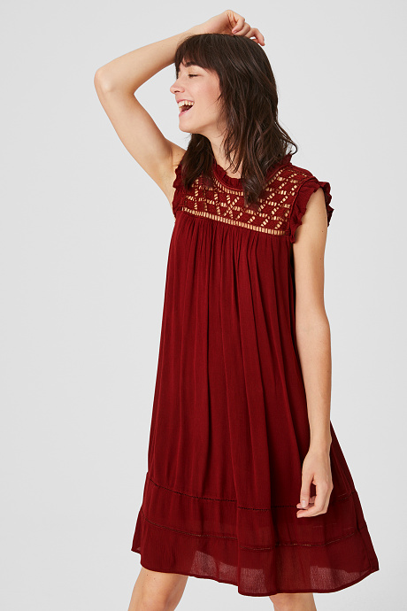 Sale-a-Line платье-темно-красный