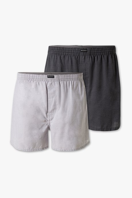 Boxershorts - Bio-Baumwolle - 2er Pack