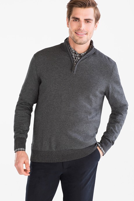 Hemd mit Pullover - Button down